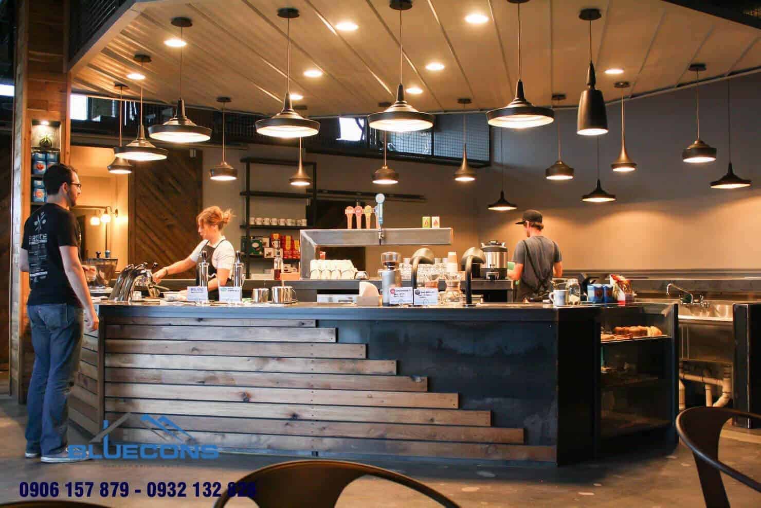 Quầy thu ngân quán cafe 11 Quầy thu ngân khung sắt ngày càng thu hút bởi thiết kế quá đỗi phá cách