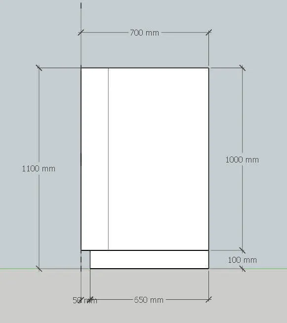 kích thước tiêu chuẩn bàn quầy tiếp
