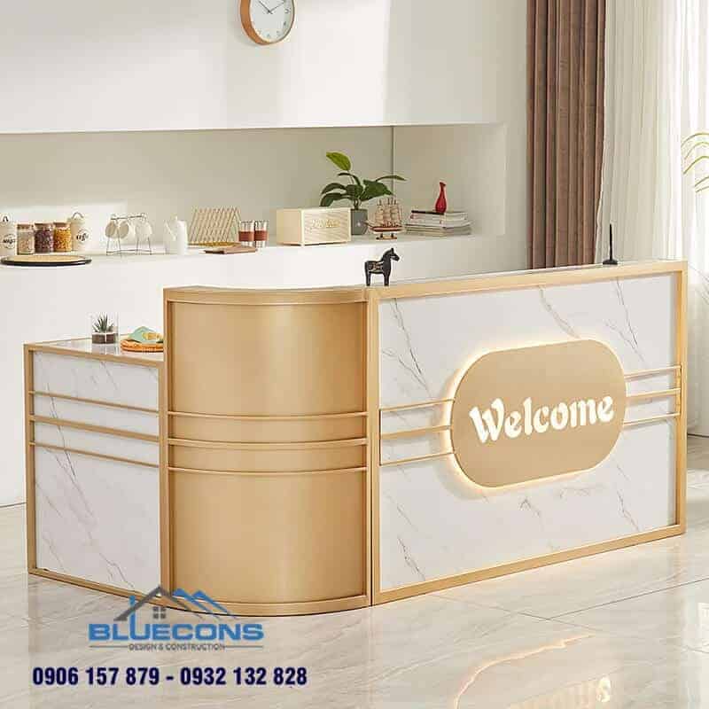 Phong cách vintage của quầy thu ngân luôn mang đến cảm giác thoải mái cho khách hàng