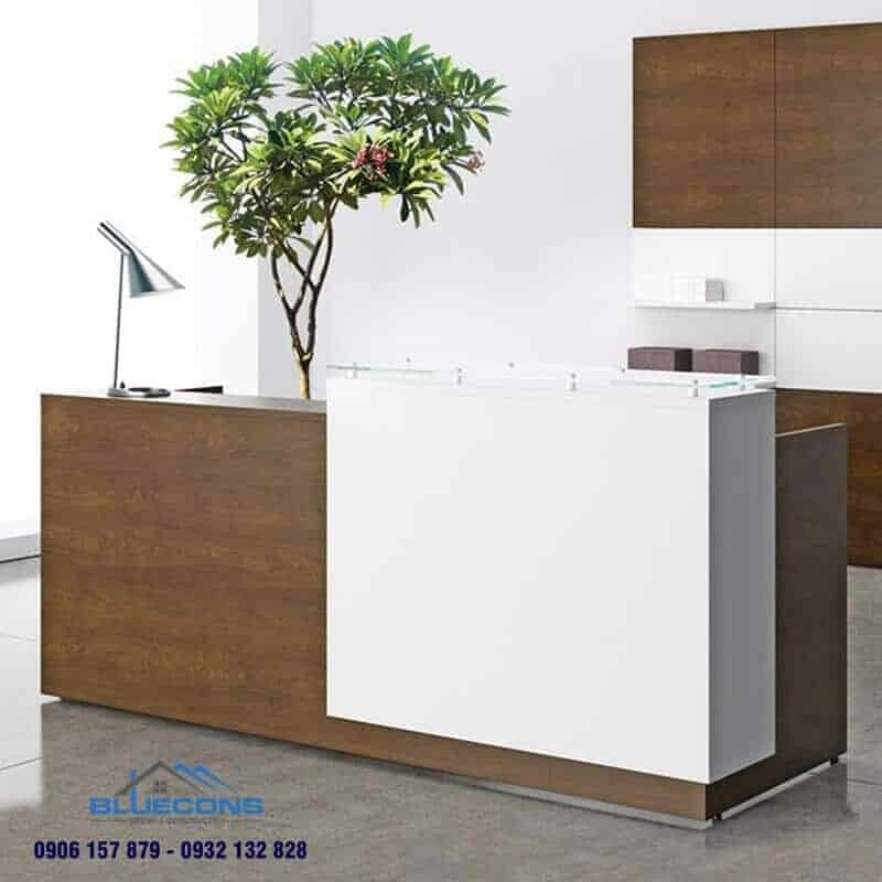 Quầy lễ tân văn phòng hiện đại 800+ Mẫu thiết kế đẹp