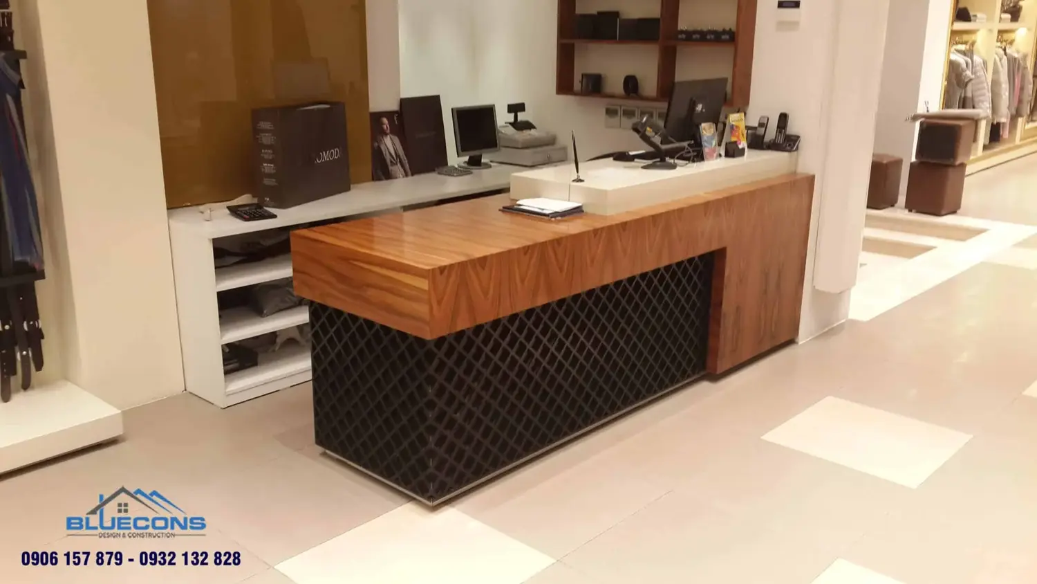 Mê đắm trước quầy thu ngân hiện đại thiết kế độc đáo