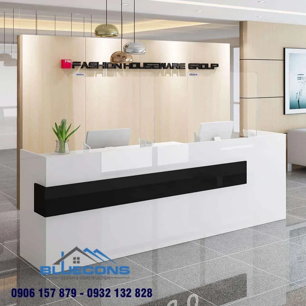 Quầy thu ngân shop thời trang toát lên vẻ ngoài đầy sang trọng, thời trang