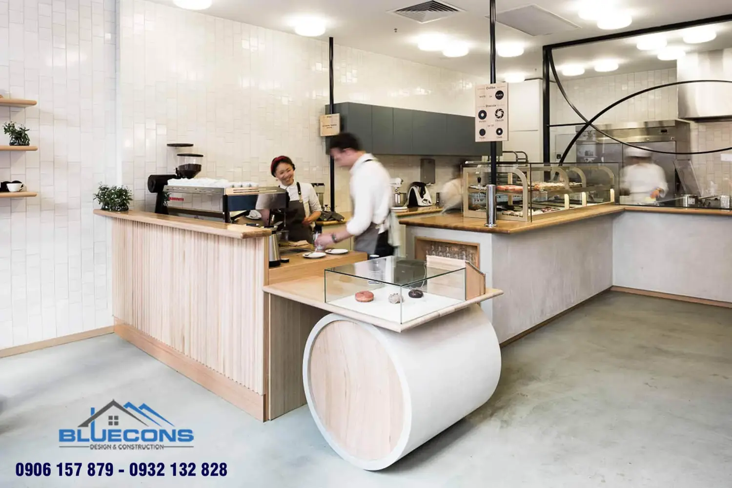  Say mê thiết kế phá cách của bàn thu ngân gỗ công nghiệp 