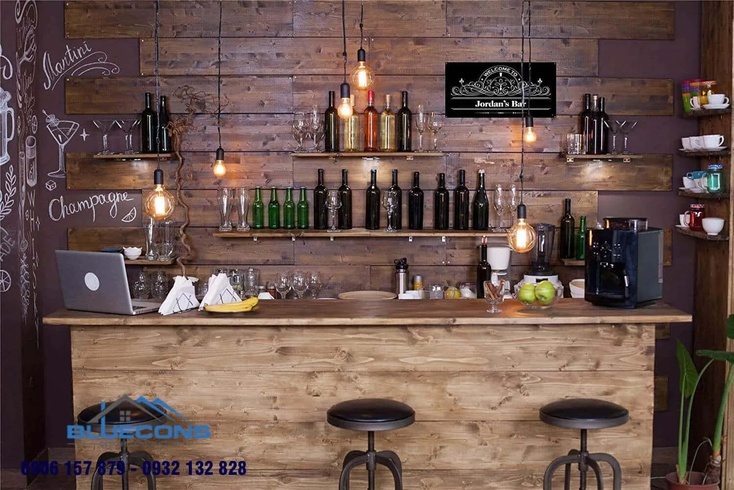 Quầy tính tiền quầy bar đa năng cho nơi trò chuyện thú vị