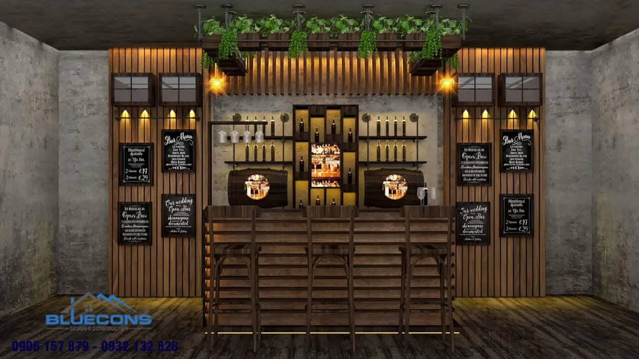 Không gian cực chill bên quầy tính tiền mini cổ điển