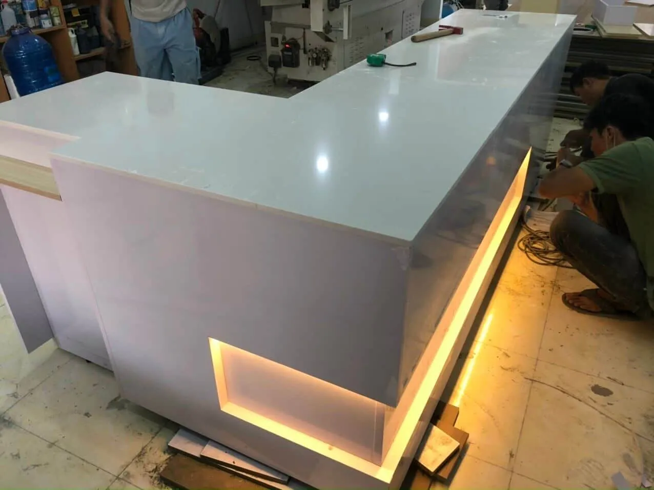 quầy trà sữa đẹp dành cho quán nhỏ