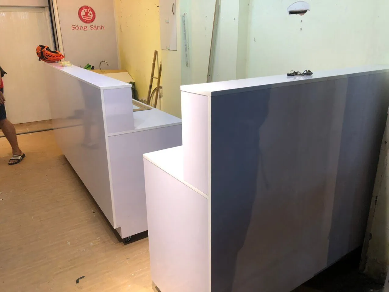 quầy trà sữa đơn giản