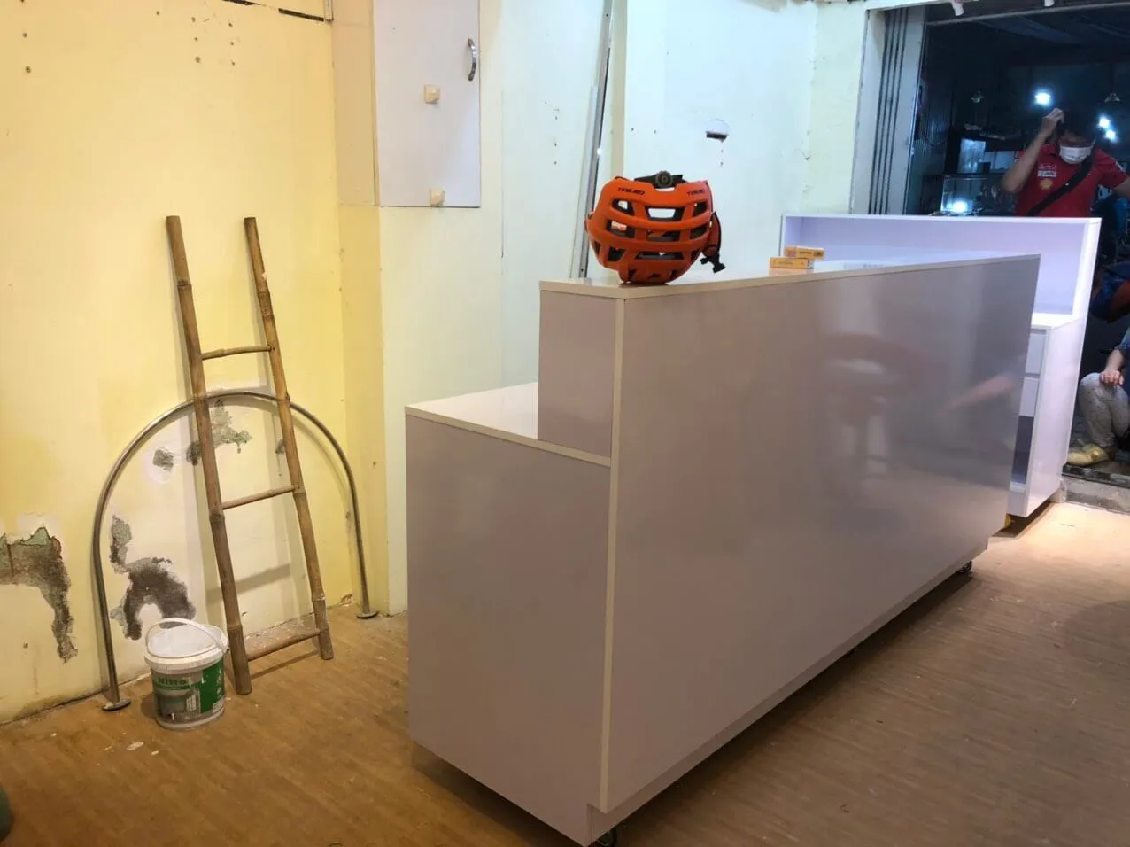 quầy trà sữa đơn giản đẹp