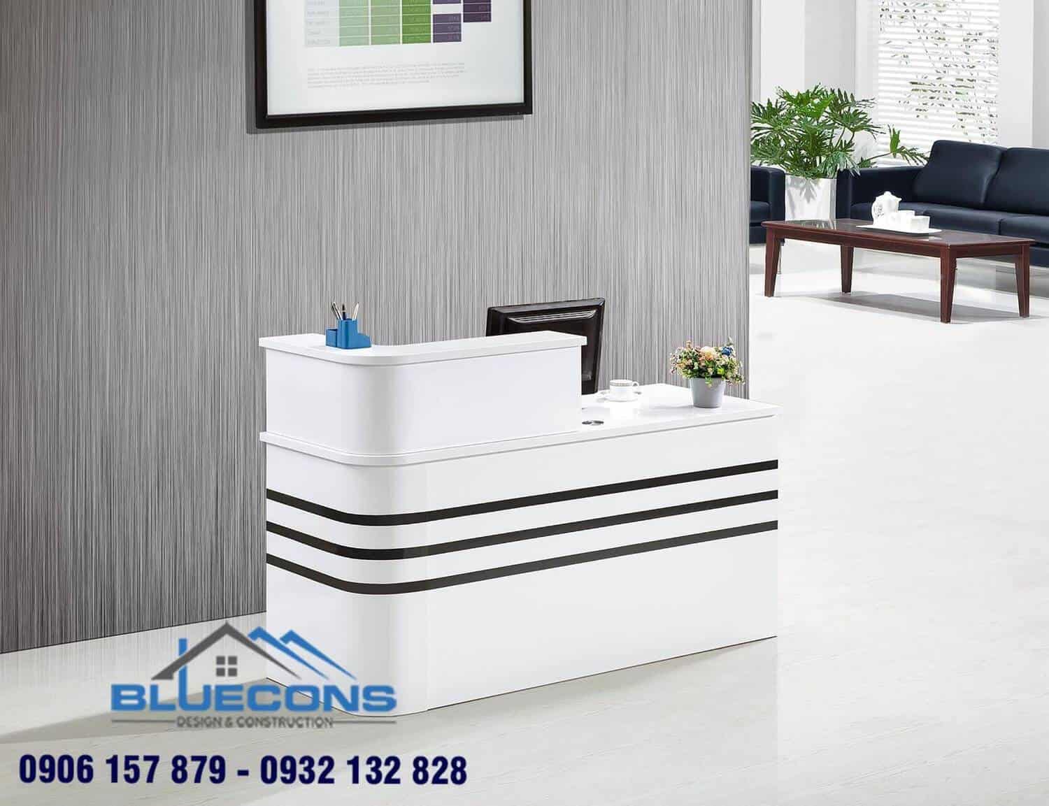 Quầy thu ngân gỗ đẹp 7 Tủ quầy thu ngân mini nhỏ gọn