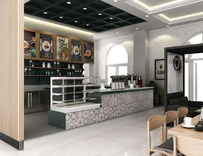 Ý tưởng thiết kế quầy bar cafe