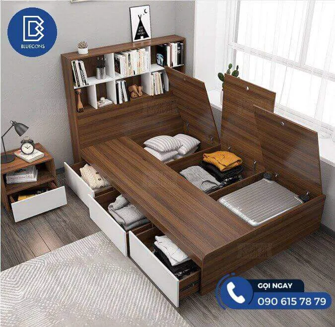 Giường ngủ được thiết kế độc đáo