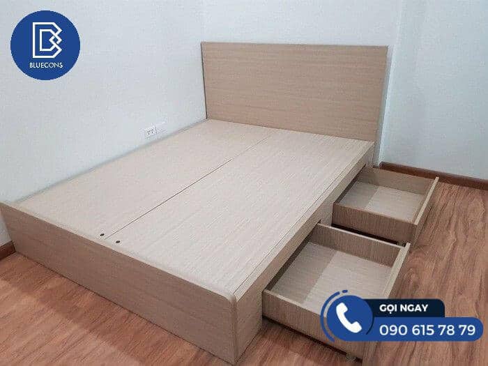 Giường gỗ MDF cao cấp