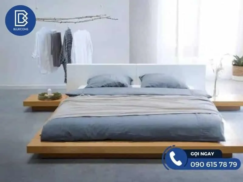 Giường ngủ MDF phủ melamine