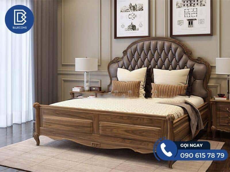 Giường ngủ sang trọng phong cách cổ điển