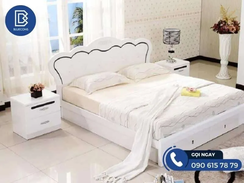 Giường ngủ chân thấp cận sàn