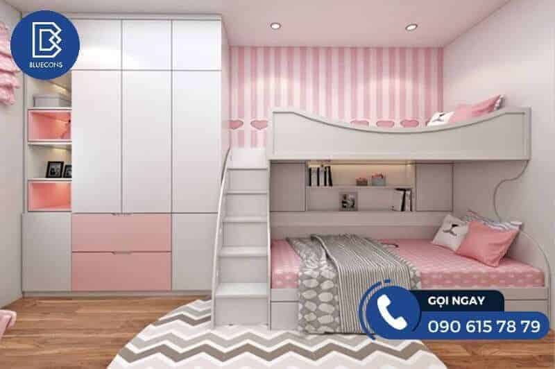 Mẫu thiết kế giường tầng cho phòng ngủ nhỏ đẹp nhất 2023