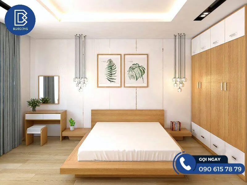 Giường ngủ kiểu Nhật đơn giản