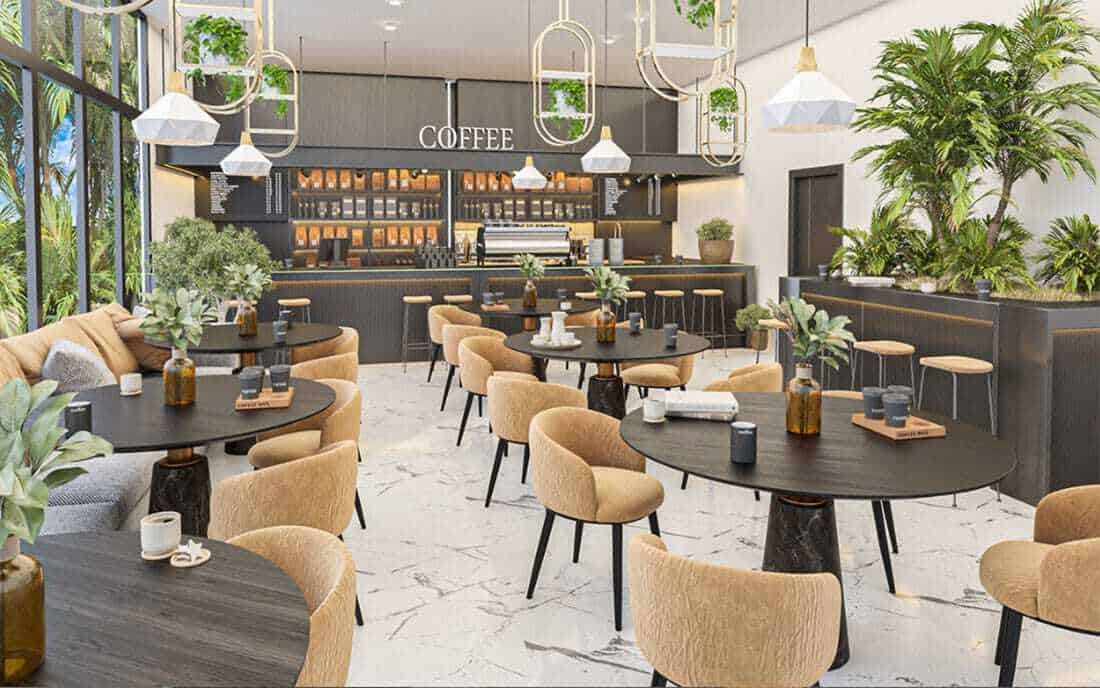 thi công quán cafe