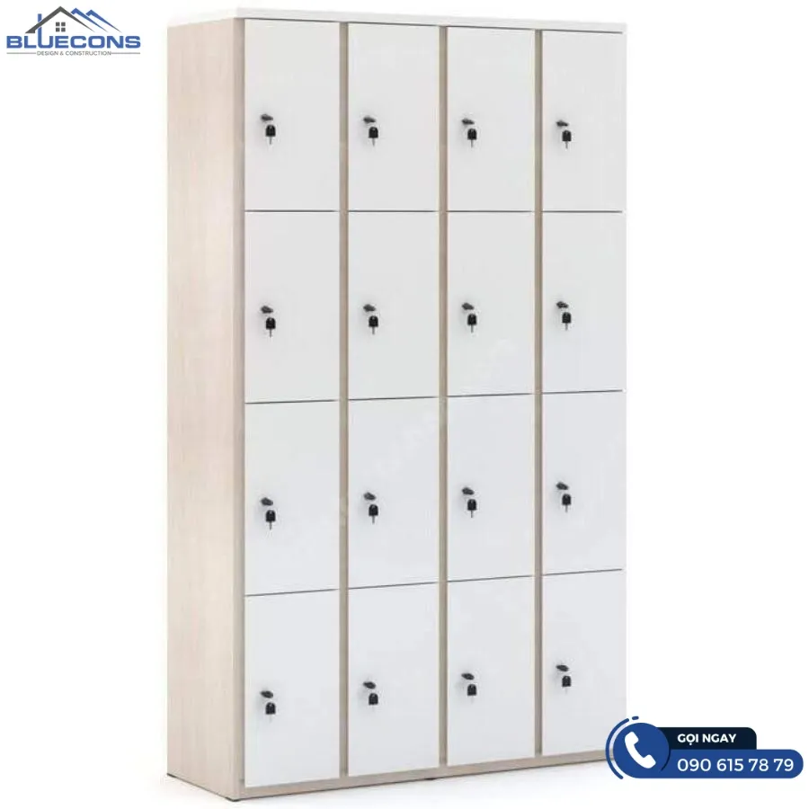 Trang bị khóa an toàn cho tủ locker văn phòng