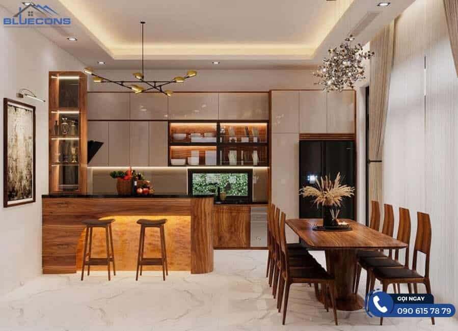Quầy bar bếp đơn giản Quầy bar bếp đơn giản