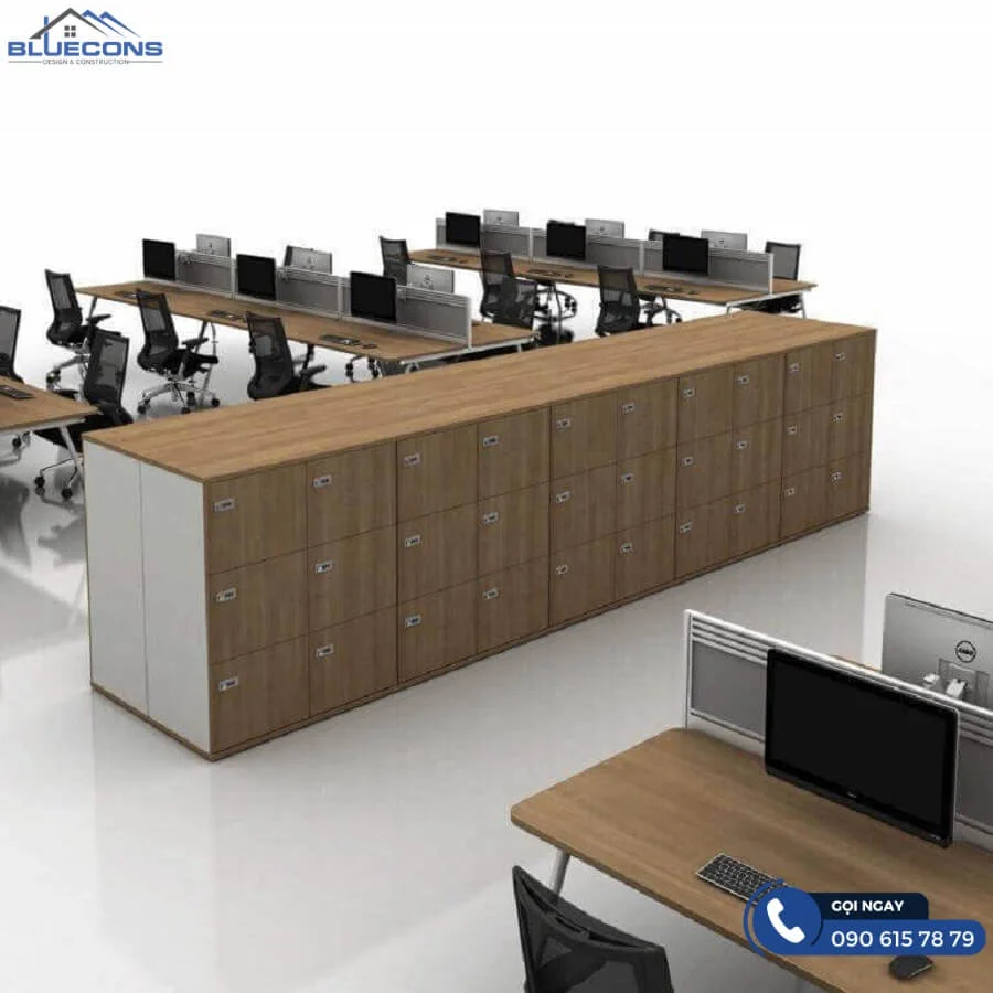 Tủ locker văn phòng dạng ngang tiện lợi