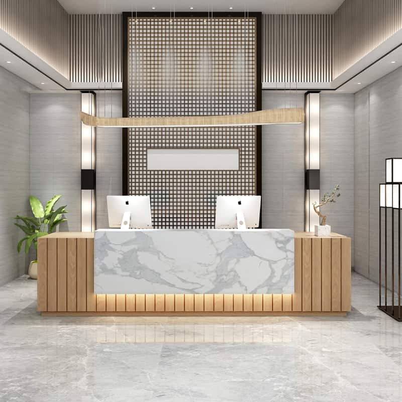 Quầy lễ tân nhỏ 4 Quầy lễ tân khách sạn đẹp