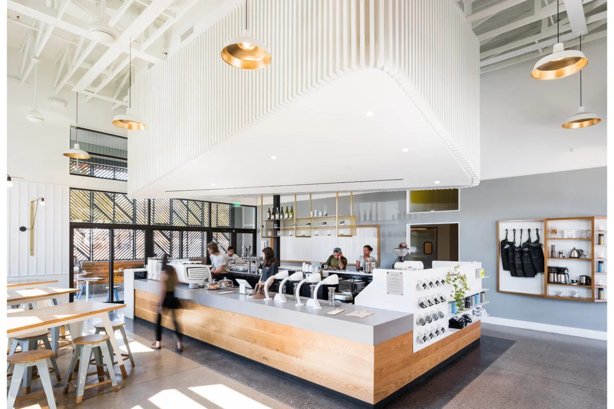 Quầy cafe đẹp tiện ích