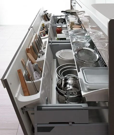 Bố cục tủ bếp
