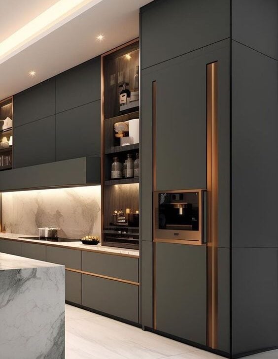 Bộ Tủ Bếp Cao Cấp Gồm Những Yếu Tố Nào? 6 Bộ tủ bếp hiện đại