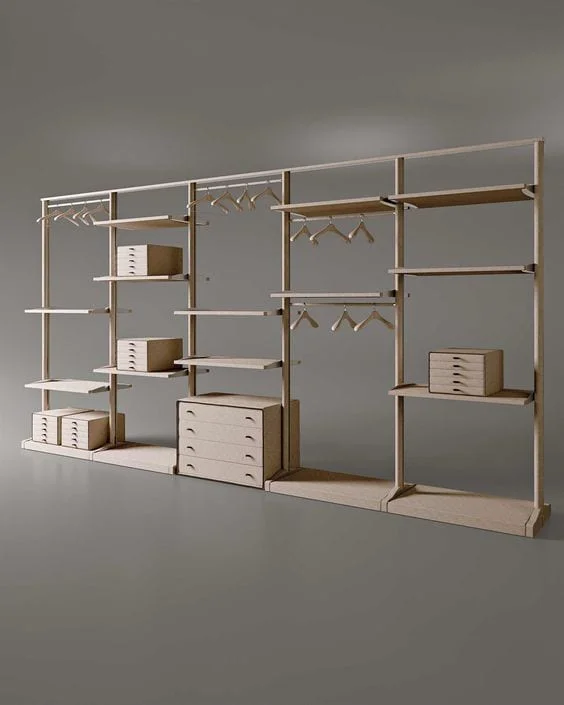 Mẫu Tủ Quần Áo Modular Linh Hoạt