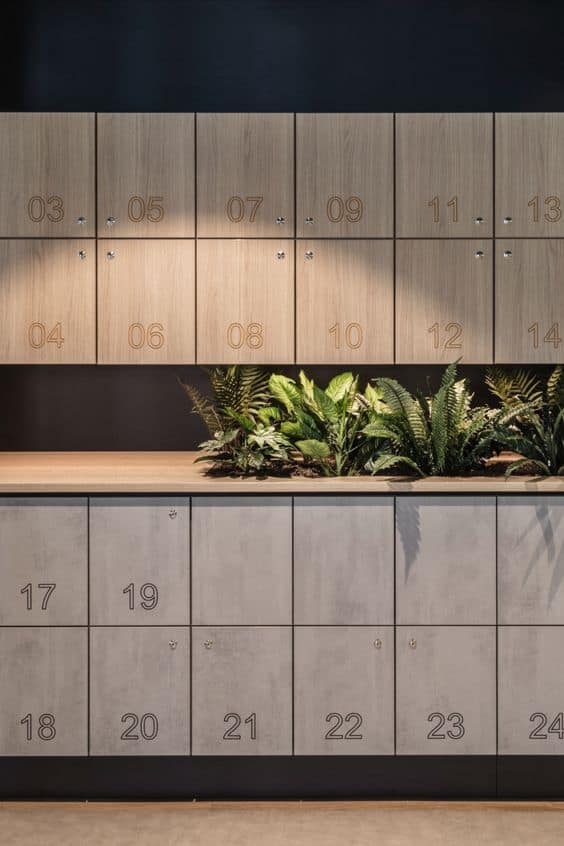 Tủ locker thiết kế đẹp mắt