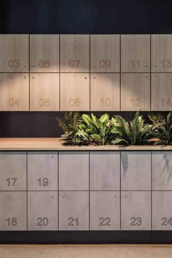 Tủ locker thiết kế đẹp mắt 