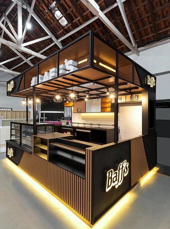 Mẫu quầy pha chế Cafe đẹp