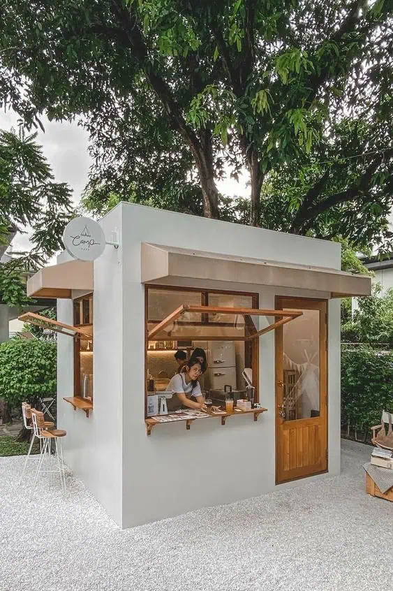 Mẫu quầy pha chế Cafe đẹp
