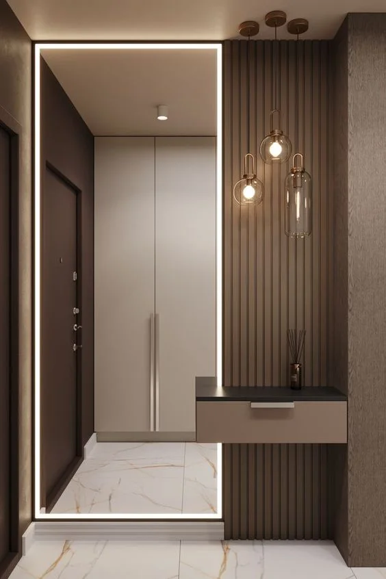 Cửa tủ quần áo ốp gương 