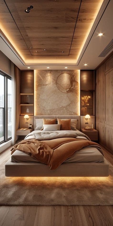 Decor phòng ngủ và thiết kế tủ quần áo gọn đẹp 4 Phòng ngủ phong cách Bắc Âu