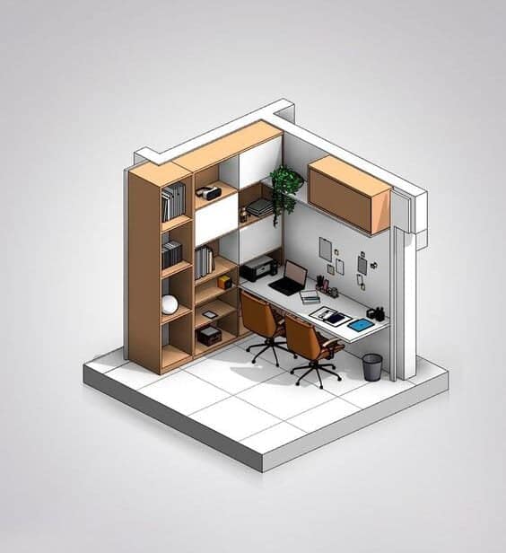 Decor phòng ngủ và thiết kế tủ quần áo gọn đẹp 8 Sắp xếp nội thất
