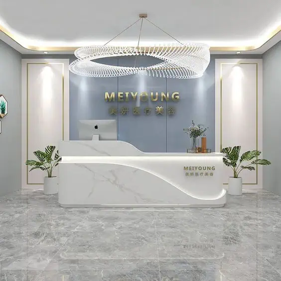 Quầy khách sạn lễ tân đẹp