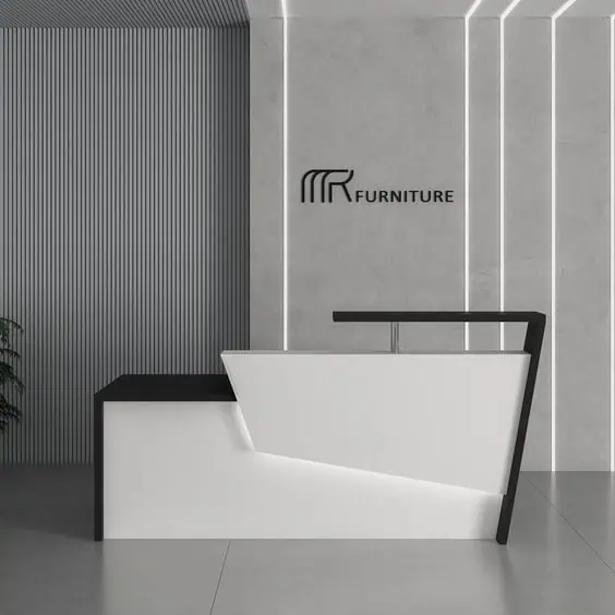 mẫu quầy lễ tân công ty đẹp