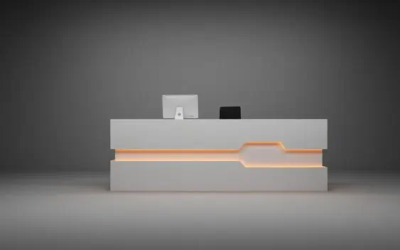 mẫu quầy lễ tân công ty đẹp