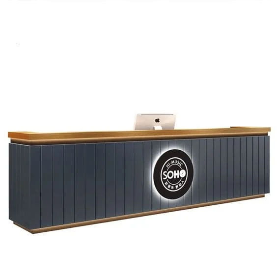 mẫu quầy lễ tân công ty đẹp