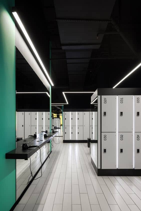 Thi Công Lắp Đặt Tủ Locker Phòng Gym 2024 3 Locker tích hợp khoá vân tay