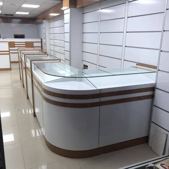 Những Mẫu Quầy Thu Ngân Chữ L Đẹp 7 Quầy thu ngân chữu L