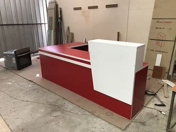 Quầy thu ngân chữu L