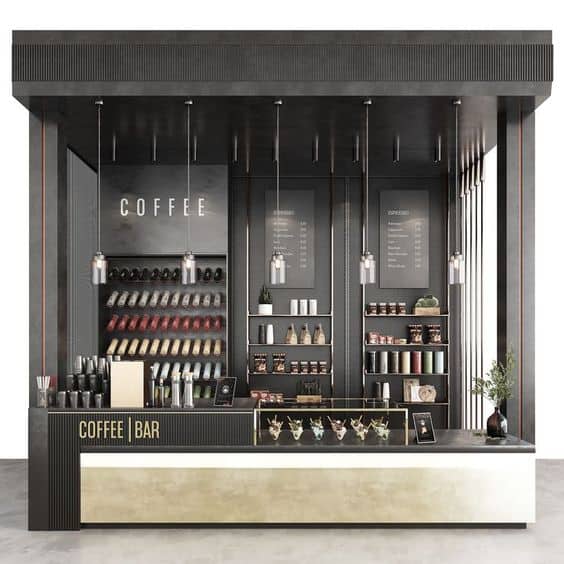 Quầy Pha Chế Rẻ Đẹp Theo Ngân Sách 11 Quầy pha chế cafe đẹp