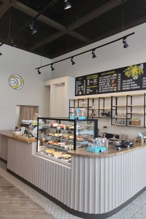 Quầy pha chế trà sữa, Cafe