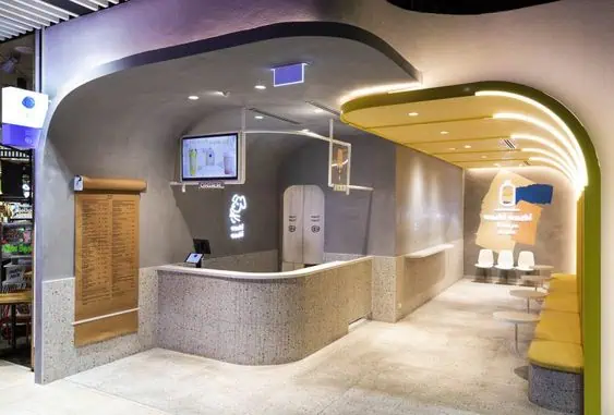 Quầy pha chế trà sữa, Cafe