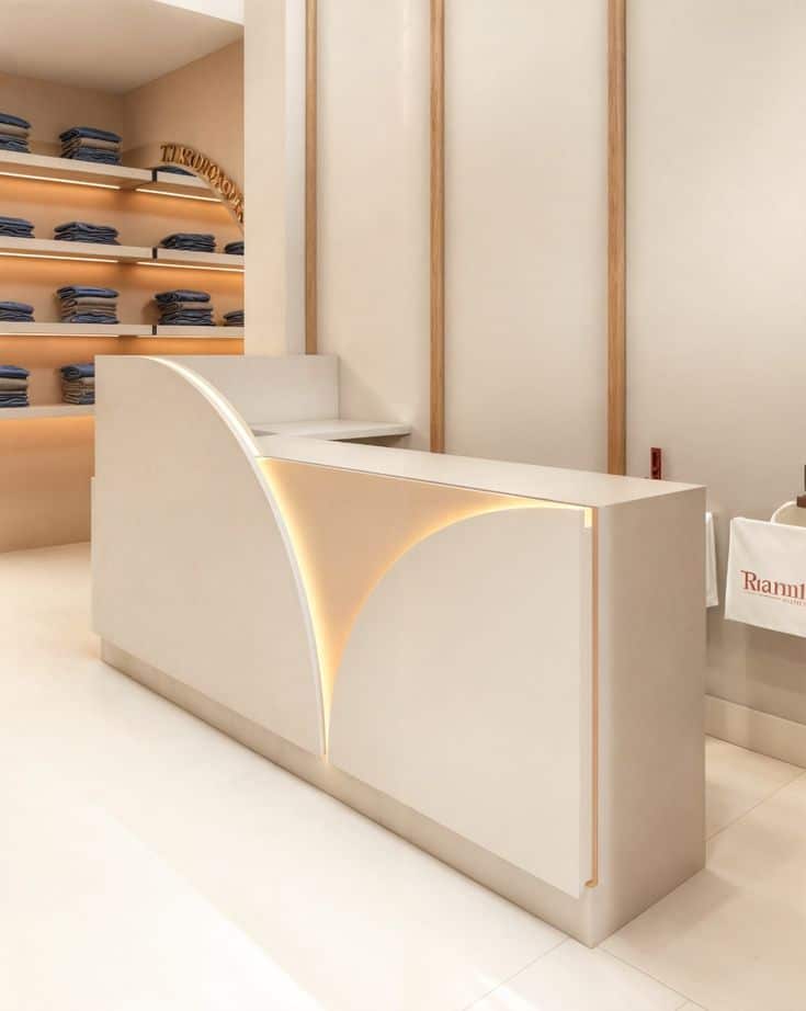 Quầy thu ngân shop đẹp