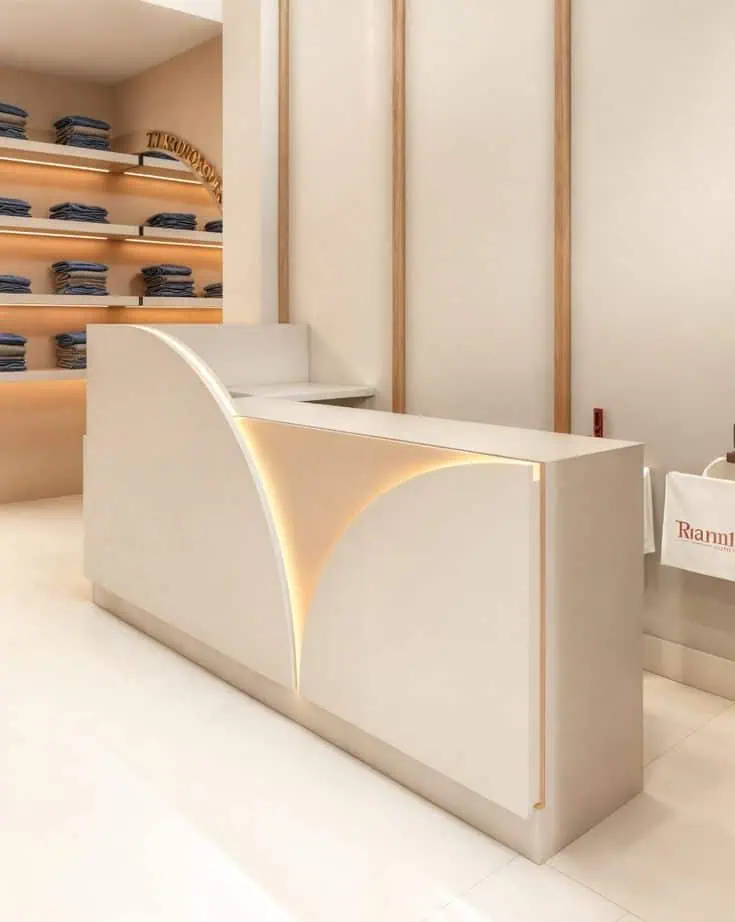 Quầy thu ngân shop đẹp