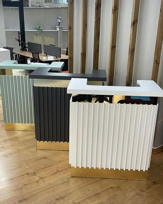 Mẫu quầy thu ngân gỗ đẹp
